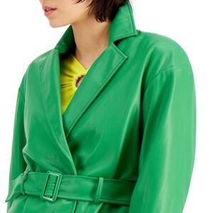 INC International Concepts Vibrant Green Blazer